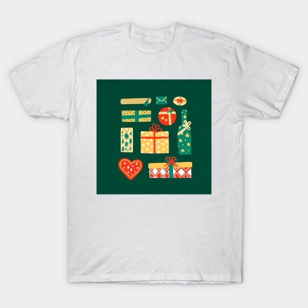 Christmas Gifts T-Shirt by Salty Siren Studios